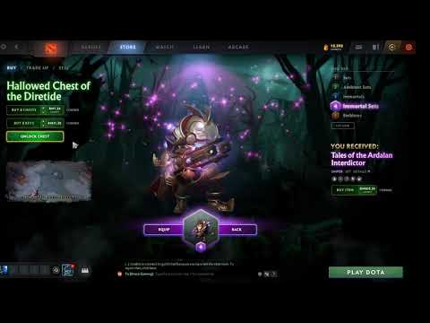 DOTA 2 - Opening Diretide chest SUPER LUCKY & BEST DAY EVAH!!!
