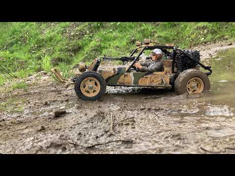 Tamiya Fast Attack Vehicle FAV - testing the yeahracing hackmotor 550 12t