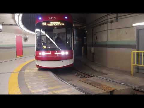 TTC 511 Bathurst Streetcar Detours:  2016 Bombardier Flexity Outlook 4415 at Union Station Loop