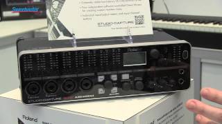 Video thumbnail for Roland Studio Capture USB Audio Interface Overview - Sweetwater Sound at Winter NAMM 2013 by Sweetwater