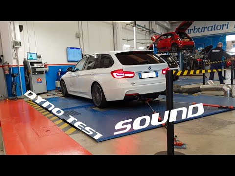 BMW 340i M-PERFORMANCE sound w/ Akrapovic Exhaust on DYNO