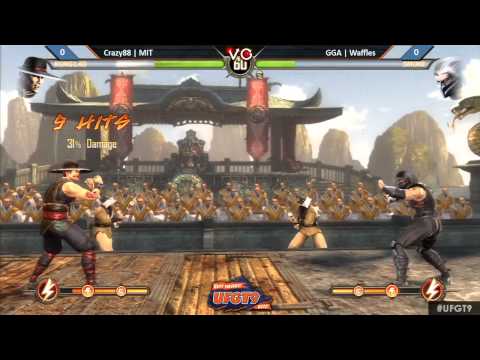 UFGT9 - GGA | Waffles Vs. Crazy88 | MIT - MK9 Losers Quarter Finals