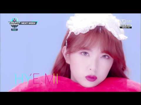 160804 Nine Muses A (나인뮤지스A) - Next Week @ 엠카운트다운 M! Countdown