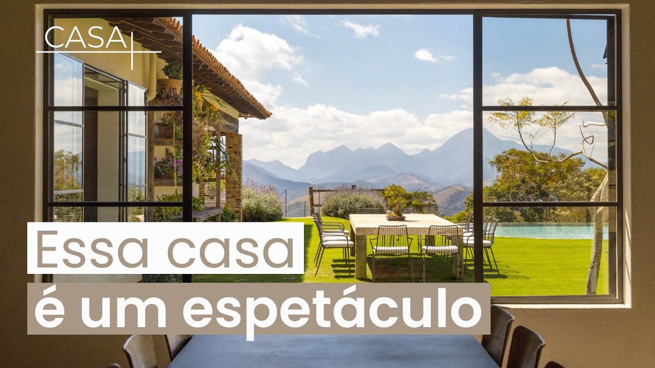 Uma casa ELEGANTE e SOFISTICADA na Serra Fluminense