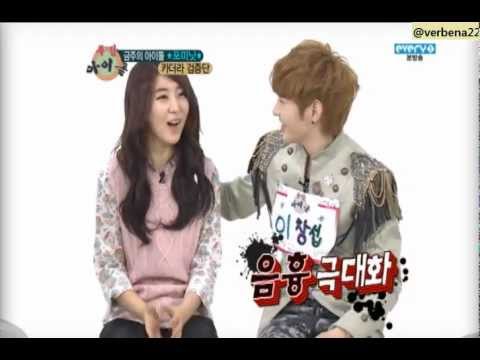 120516 Weekly Idol BTOB with 4MINUTE (CUT)