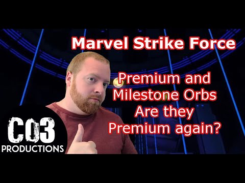 Marvel Strike Force - Premium and Milestone Orbs