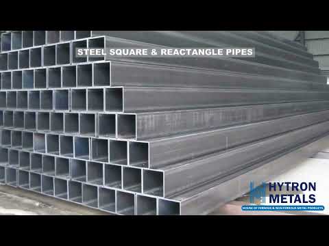 MILD STEEL SQUARE & RECTANGLE PIPES, 15 m