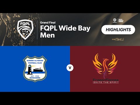 FQPL Wide Bay Men Grand Final - Across The Waves FC vs. Fraser Flames Highlights