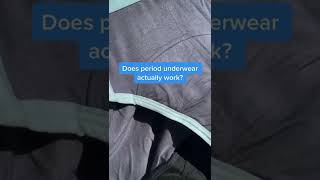 Does Period Underwear actually work