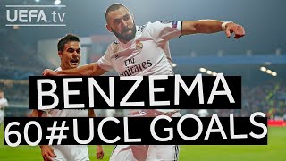 Watch all of KARIM BENZEMA's 60 #UCL goals Watch all of KARIM BENZEMA's 60 #UCL goals