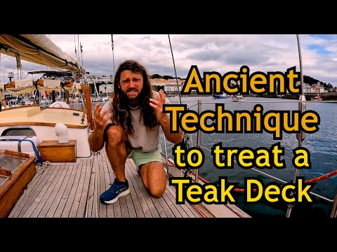 Have Most Sailors Forgotten this FREE Method for Maintaining the Teak Deck on a Sailboat?