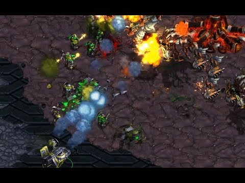 Larva (Z) v Flash (T) on Sparkle - Brood War REMASTERED 2019