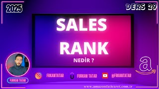 Amazon Sales Rank Nedir ? - Ders29 - Ücretsiz Amazon Private Label Eğitimi / 202