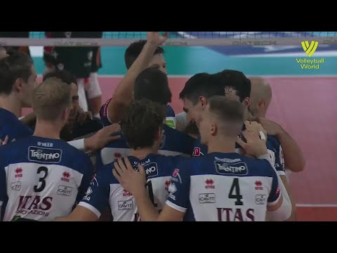 Itas Trentino vs. Emma Villas Aubay Siena - FIVB - Super Liga - Match Highlights