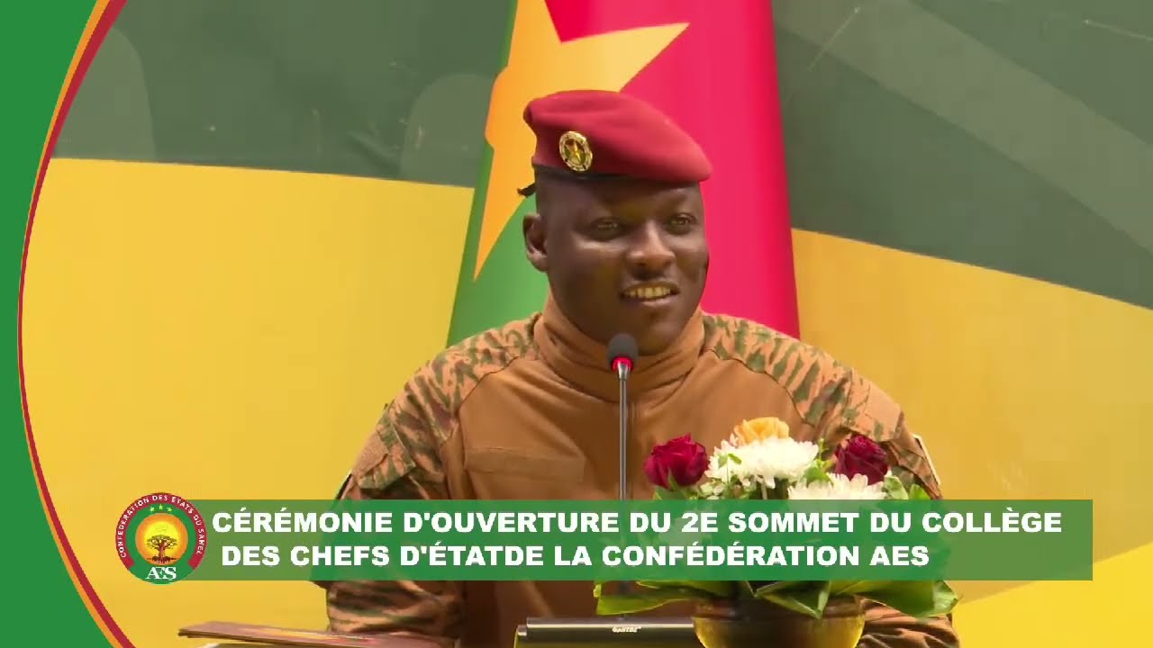 AES : le Capitaine Ibrahim TRAORÉ prend les rênes de la Confédération des États du Sahel