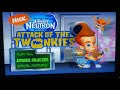 Jimmy Neutron Attack Of The Twonkies 2004 DVD Menu Walkthrough