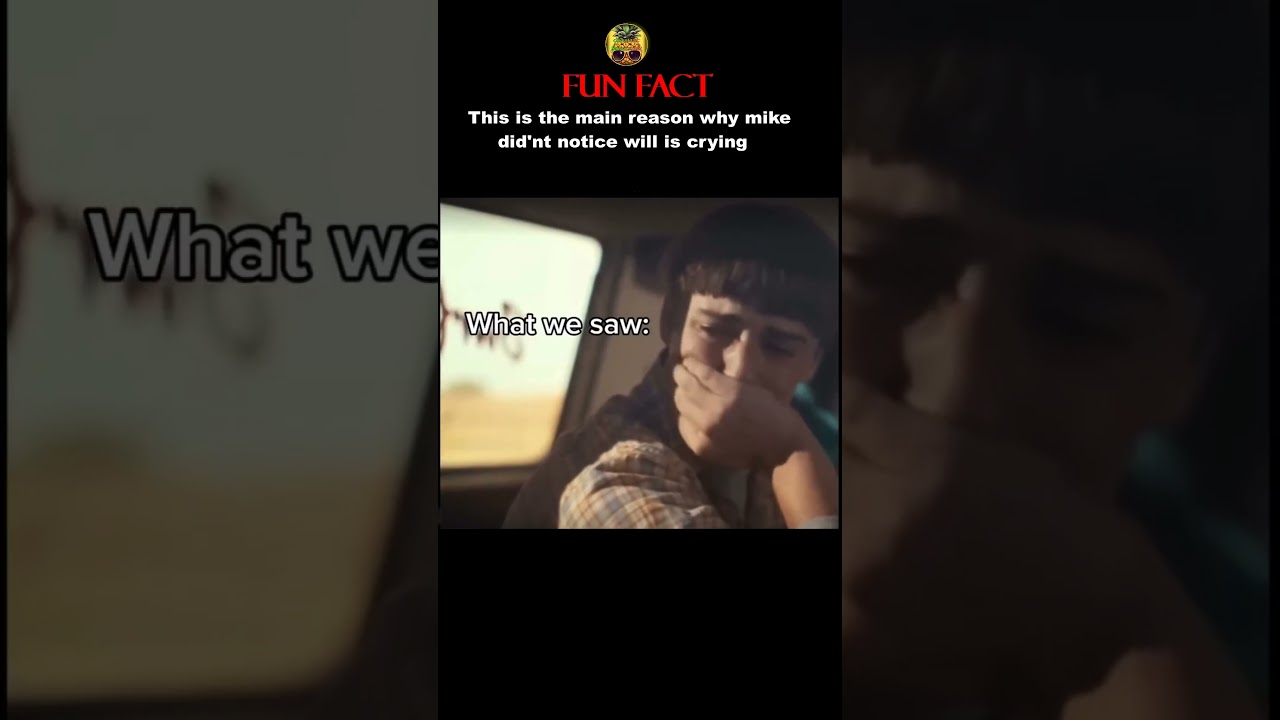 This Is Why Mike Didn’t Notice Will Crying? #strangerthings #strangerthings4 #will #mike