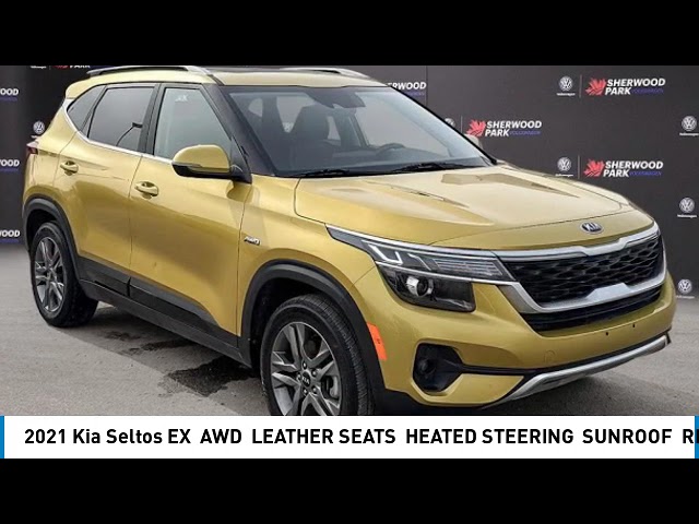 2021 Kia Seltos EX | AWD | LEATHER SEATS | HEATED STEERING in Cars & Trucks in Strathcona County