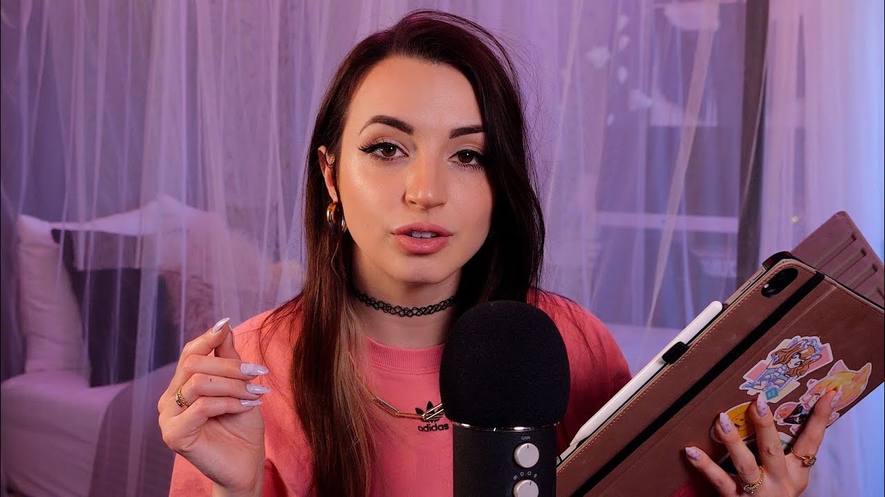 ASMR | Barely Audible, Close Unintelligible Whispering | Page Tapping & Turning