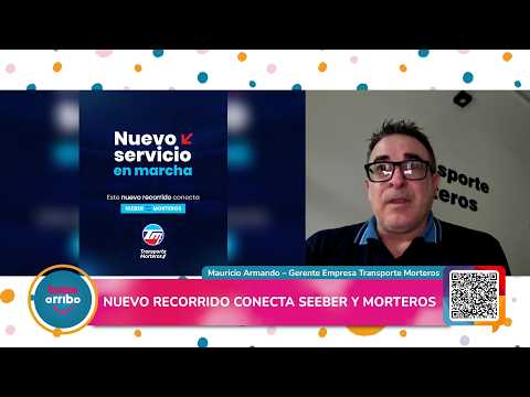 MAURICIO ARMANDO: Nuevo servicio de transporte conecta Seeber, Brinkmann y Morteros