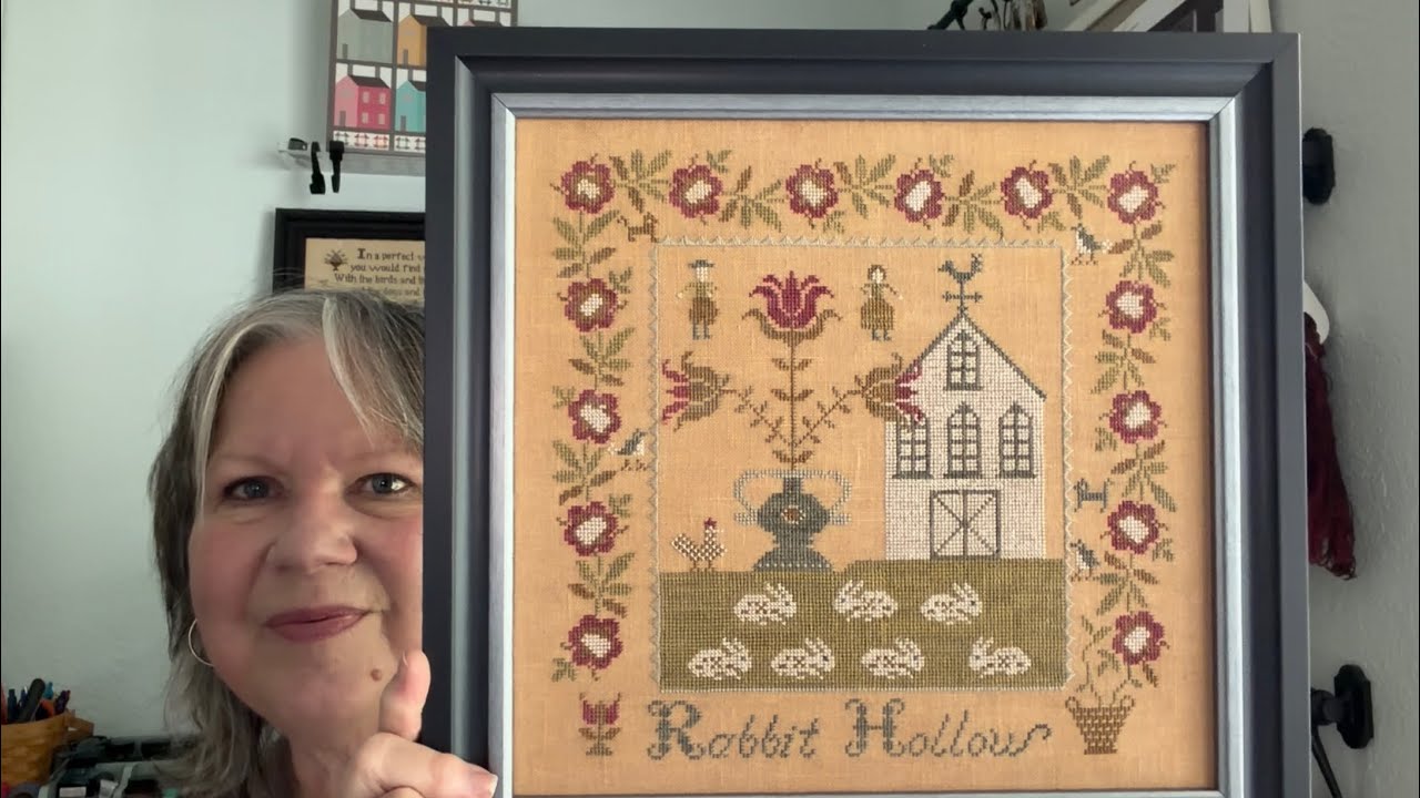 FlossTube #54 Finished and Framed