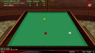 Virtual Pool 3 HD 1 Cushion Gameplay