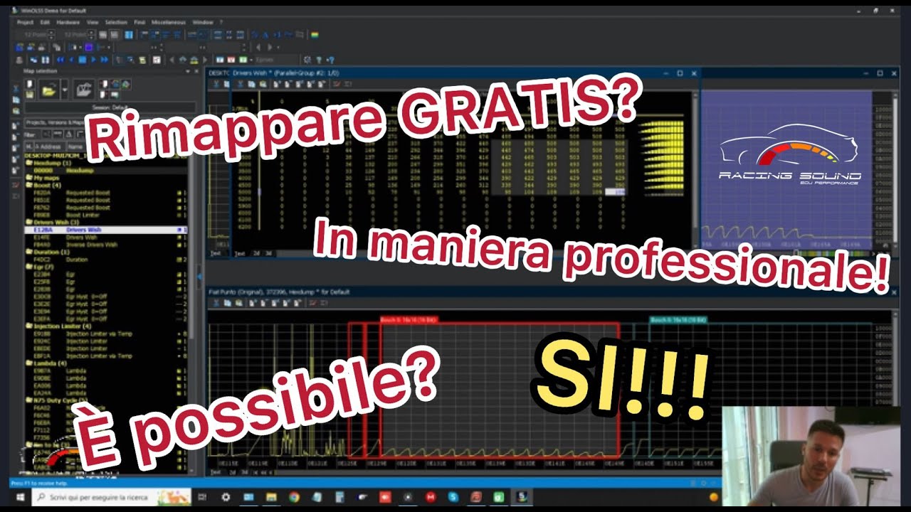 RIMAPPARE GRATIS UNA CENTRALINA MOTORE , E' POSSIBILE By RacingSound con WinOLS & Ecm Titanium