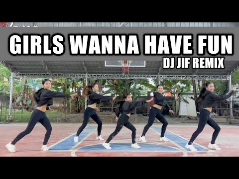 GIRLS WANNA HAVE FUN | DJ JIF Remix | Dance Workout feat. Danza Carol Angels/Siblings