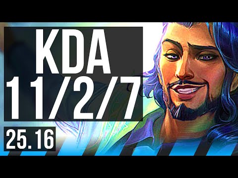 AKSHAN vs AHRI (MID) | 11/2/7, 1400+ games | KR Master | 25.16