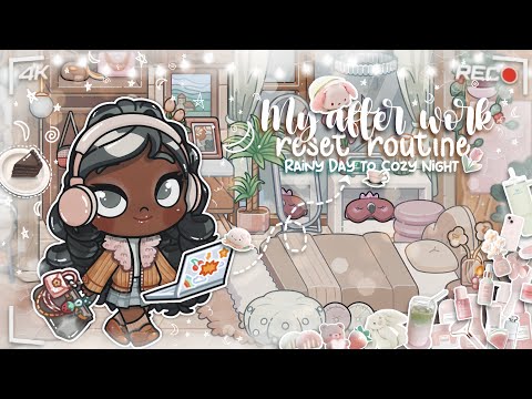 My After Work reset Routine || ASMR👄 || Aesthetic✨️ || Avatar World 