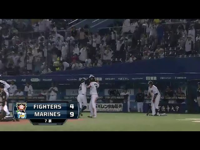 【7回裏】マリーンズ早坂 今季初安打は1号2ランホームラン!! 2014/9/24 M-F