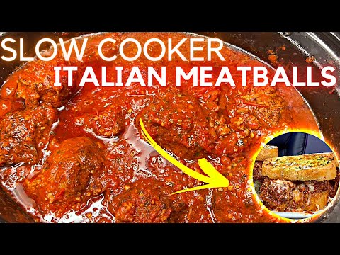 HOW TO MAKE SLOW COOKER ITALIAN MEATBALLS | HASHTAG COOKING | COOKING RECIPE