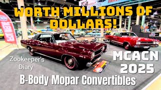 MOPAR $ MILLIONS B-body HEMI CONVERTIBLE collection 1-time showcase MCACN MUSCLECAR SHOW GTX R/T RR