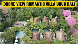 Romantic Villa Ubud Bali - The Udaya Resort Ubud - Drone Video