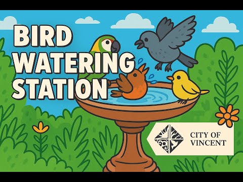 City of Vincent 24/7 Bird Watering Station