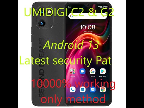 UMIDIGI C2 G2 GOOGLE ACCOUNT UNLOCK frp bypass Android 13 (latest 1000% only Method) by unlocktool