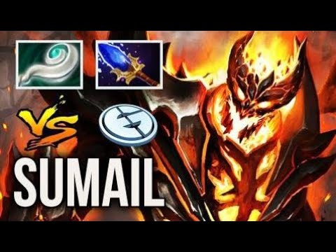 WTF BUILD DOTA2 KABOOM Shadow Fiend Eul's Boss by Sumail vs Artezzy, Fear, Crit 8000 MMR US East Do