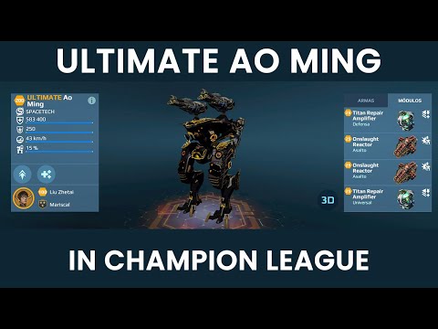 Complete the task and win this Ultimate Ao Ming War Robots WR