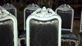 preview picture of video 'White Painted Classic Dining Chair VIXIDesign.com'