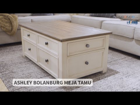 Gambar Ashley Bolanburg Meja Tamu - Putih
