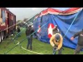 Kelly Miller Circus Setting Up The Tent In Lake Dallas TX