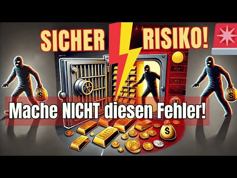 👉  GOLD, SILBER, PLATIN SICHER lagern 💸 | So wirds gemacht - Vermeide UNBEDINGT diese Fehler! 👍