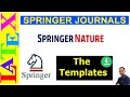 Preparing a Manuscript using SPRINGER NATURE Journal LaTeX Templates