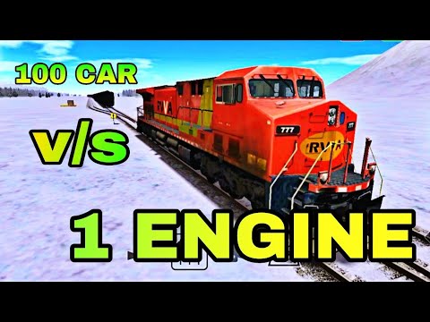 CAN 100 WAGONS BE PULLED WITH 1 LOCOMOTIVE? MOST REALISTIC TRAIN AND RAILYARD SIMULATOR FOR ANDROID