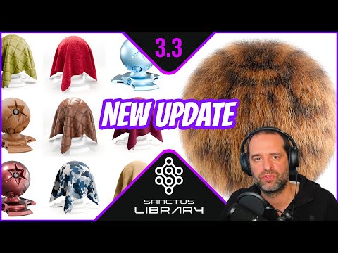 Sanctus Library 3.3 update - Procedural Material addon for Blender