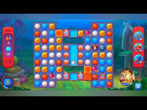 фишдом 2022 # 10623 уровень - прохождение без бустеров # Fishdom,  10623  level - no Boosters.