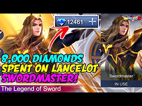 Spending 8000 DIAMONDS For The NEW Lancelot Hero Skin - Swordmaster | MLBB