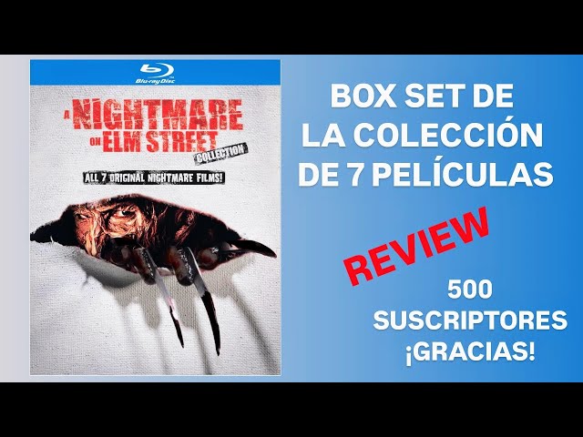 Vídeo relacionado con Nightmare On Elm Street 1-7 (5 Blu-Ray) [Edizione: Regno Unito] [Reino Unido] [Blu-ray]