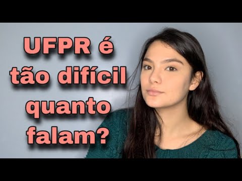 O vestibular da UFPR é muito difícil?