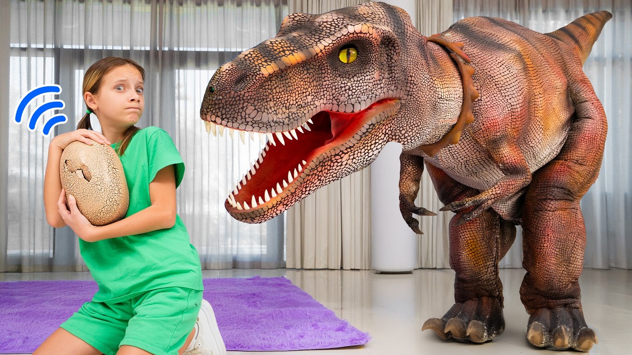 Eva’s New Pet: The Very Hungry Dinosaur